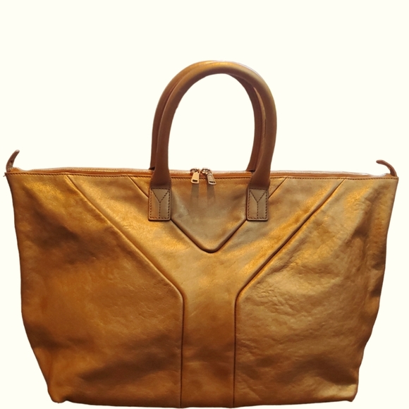 Yves Saint Laurent Easy Y Gold Bag - EUC - Picture 2 of 14